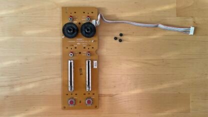 Akai MPC 2500 Parts - Left side Q link PCB VGC with screws & slider spacers