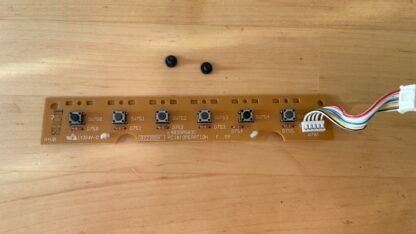 Akai MPC 2500 Parts - Function button F1-F6 PCB with connector & screws
