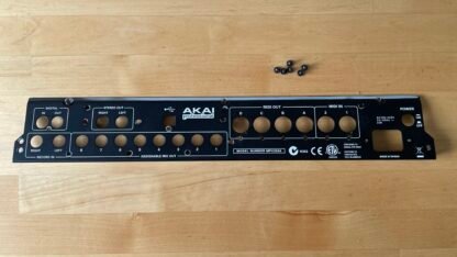 Akai MPC 2500 Parts - Back panel in original black, see photos, with screws - Image 2