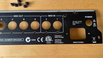 Akai MPC 2500 Parts - Back panel in original black, see photos, with screws - Image 6